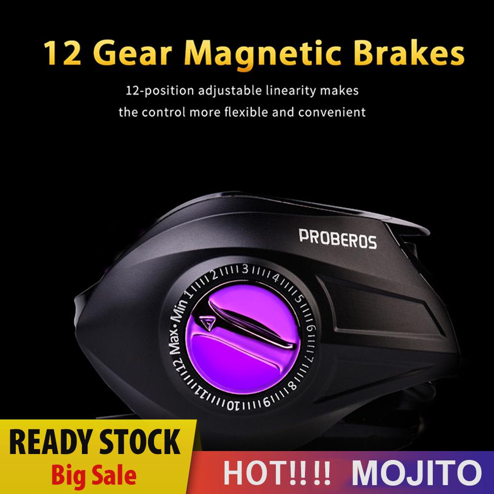 Proberos Reel Pancing Baitcasting 7.2 / 1 Kecepatan Tinggi 10kg Max Drag 3 + 1bb