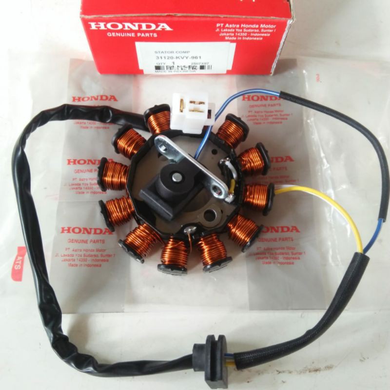 Spull stator assy Honda Beat karbu/ Scoopy karbu KVY original