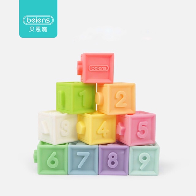 pastel building blocks
