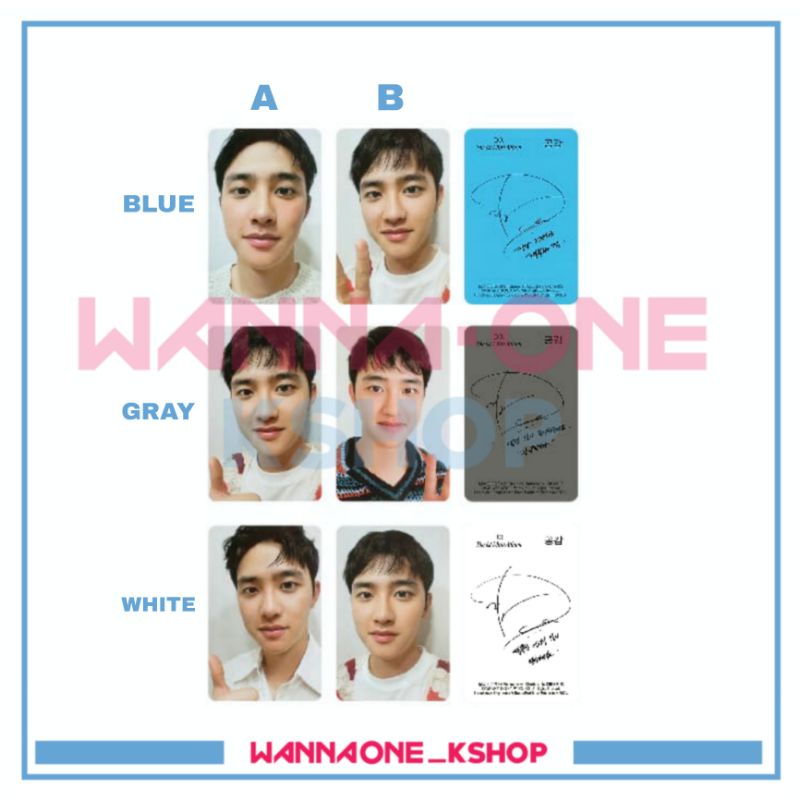 photocard D.O e x o do empathy album