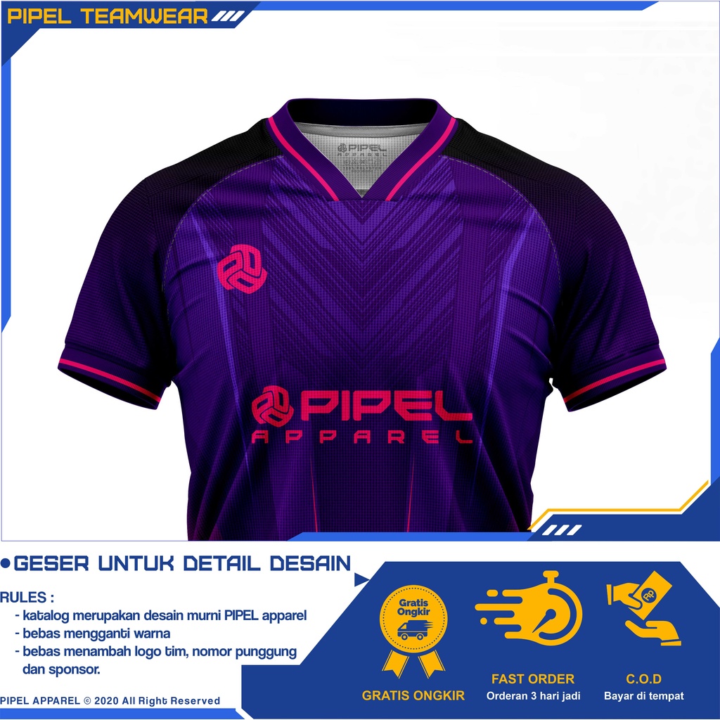 BISA COD SATUAN Jersey Futsal Full Printing Baju Bola Setelan Stelan Olahraga Badminton Volly Basket