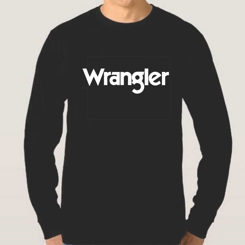 Kaos Wrangler Lengan Panjang jumbo S-5XL Unisex Terlaris Terbaru
