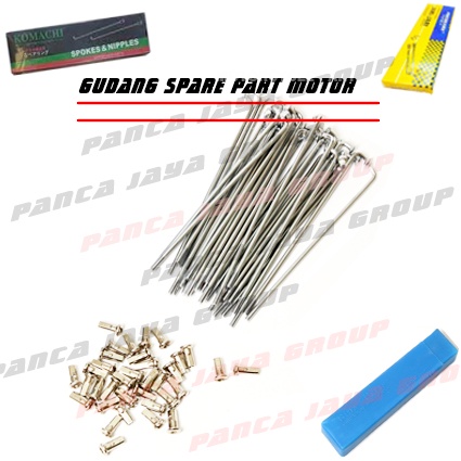 JARI JARI VELG MOTOR 10 X 183 CHROME RUJI DEPAN BLADE REVO ABSOLUTE SUPRA X 125 KARISMA KIRANA