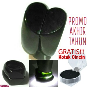 Ring Cincin Giok Black Jade Couple Love Therapy