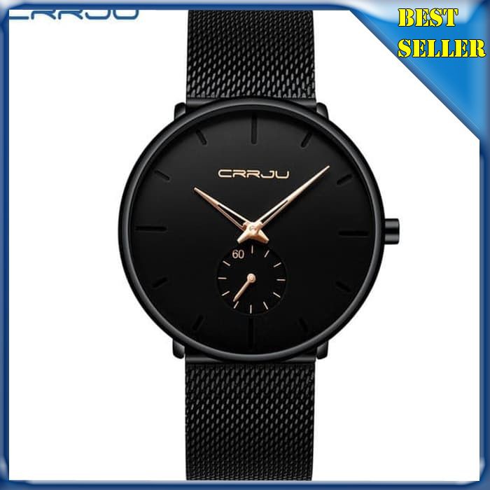 CRRJU Jam Tangan Analog Pria Stainless Steel - CJ-2150