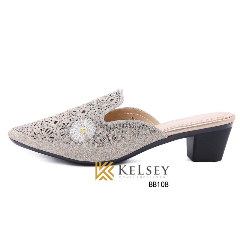 (GRATIS ALAS KAKI) NICOLE Sandal Heels Wanita Kelsey / Sandal Hak Tahu 5cm  BB108