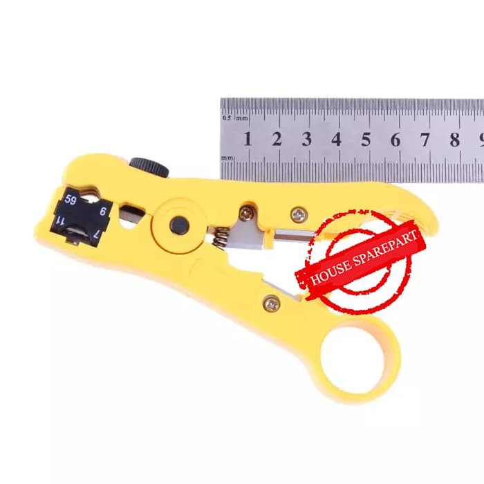 TNI-U TU-352 Coax Cable Stripper Pliers Wire Stripper Knife Cutter