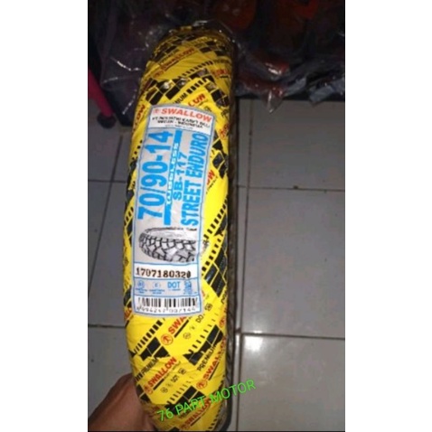 BAN SWALLOW TUBELESS 70/90 .14 FREE PENTIL