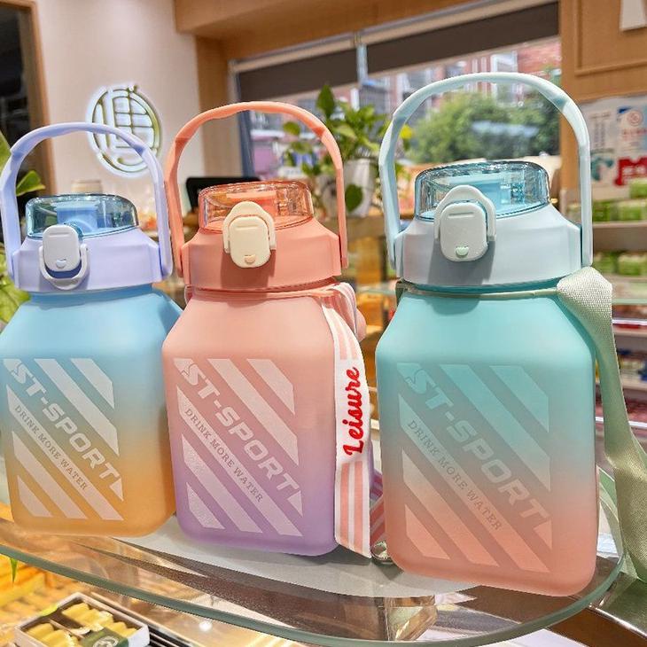 CSBb0B5--Botol Minum Kotak VIRAL GEMOY 1,3 Liter Motivasi Anak sekolah