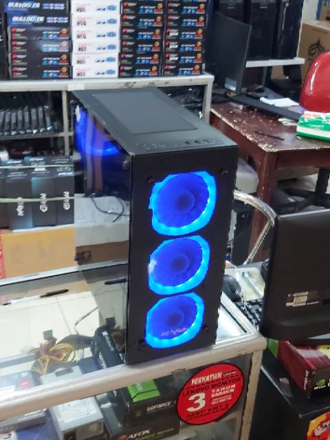 Casing gaming kondisi baru fan 4 unit