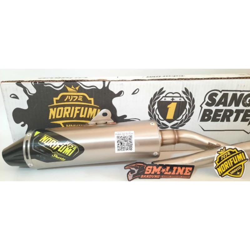 Knalpot Norifumi Shorty Klx Dtracker 150 original