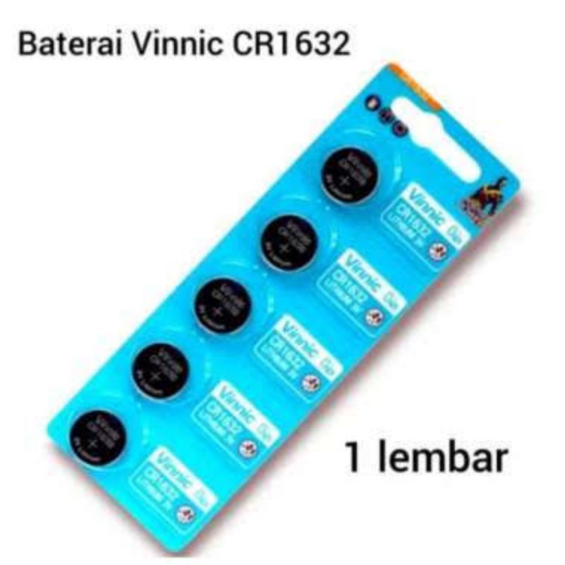 KARUNIAJAM - BATERAI VINNIC 1632 BATERAI 3V BATERAI JAM ORIGINAL