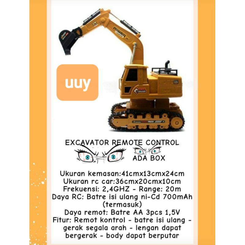 excavator remote control