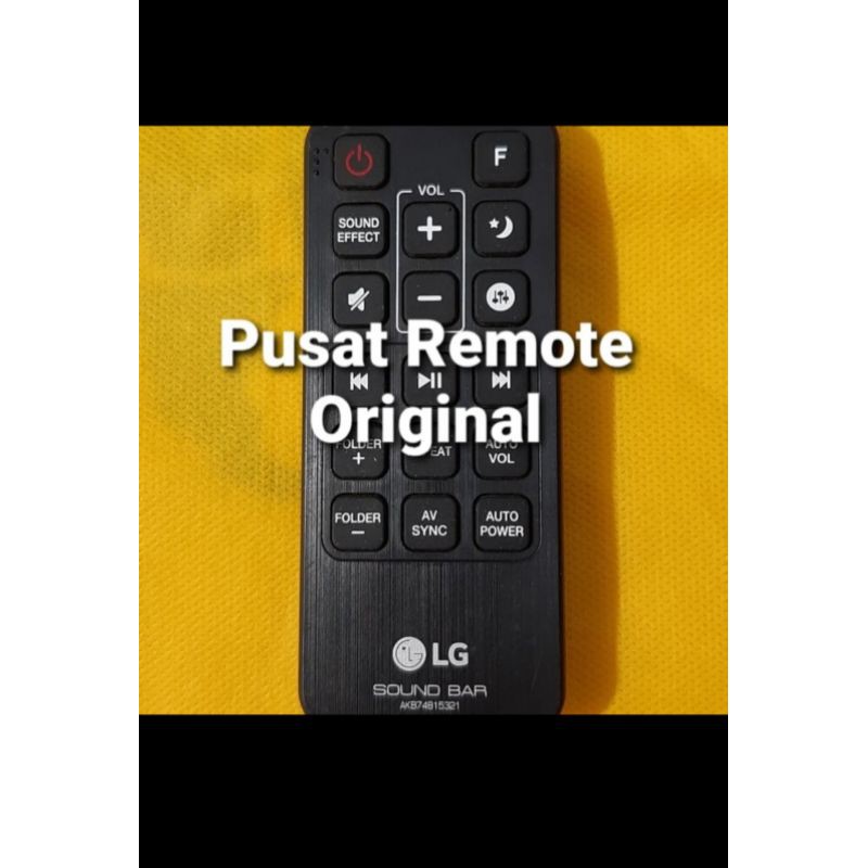 REMOTE REMOT SOUND BAR LG AKB74815321 ORIGINAL ASLI