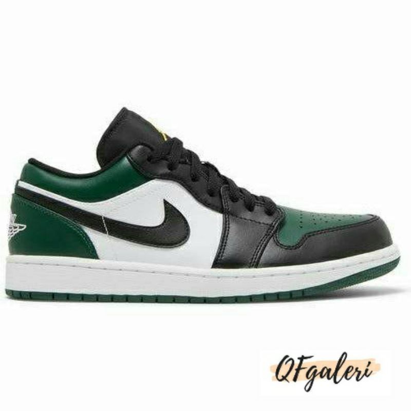 Air Jordan 1 Low Noble Green Pollen White Black Original BNIB 100% Bonus Cek Deskripsi