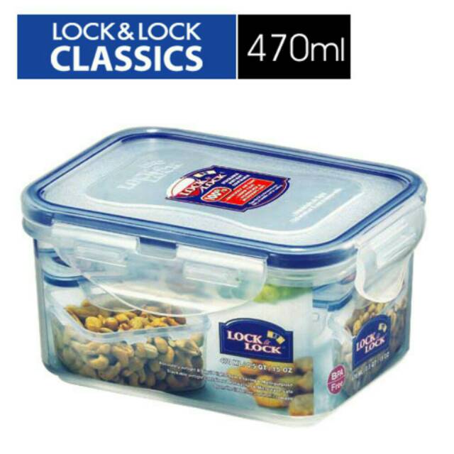 Lock n Lock Gift Set Door Pocket II Food Container 4 pcs 4P HPT806AS Kado Hampers LocknLock