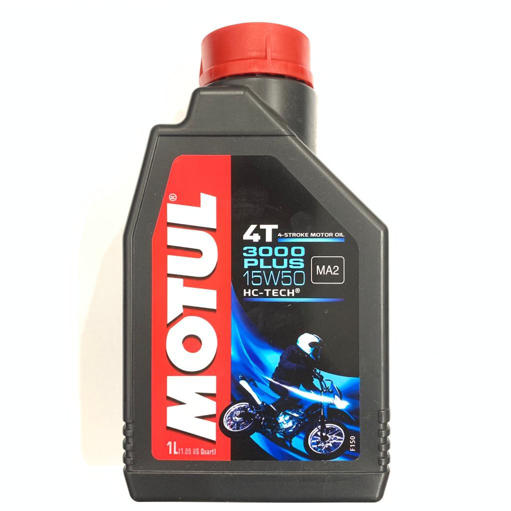 OLI MOTUL 3000 PLUS 4T 15W50 1LITER SATRIA FU MX SONIC CS1 HC-TECH MA2