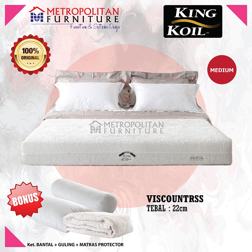 Kasur Springbed King Koil Viscountess / Spring bed matras