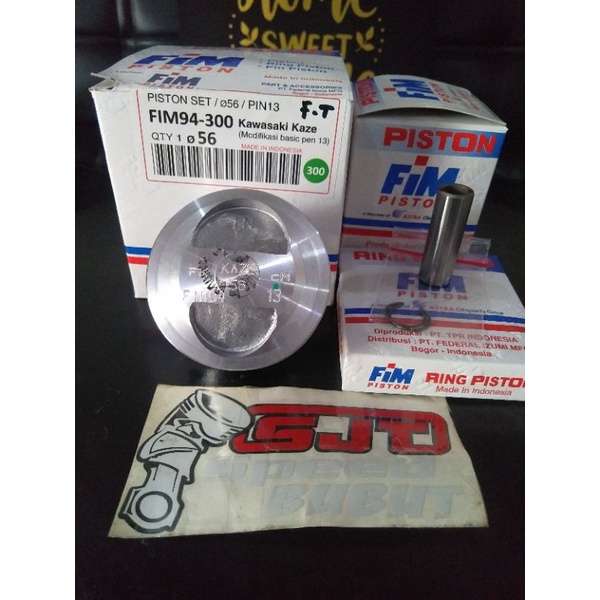 Piston kit fim 56 pen 13 kaze/jupiter z fim94-1