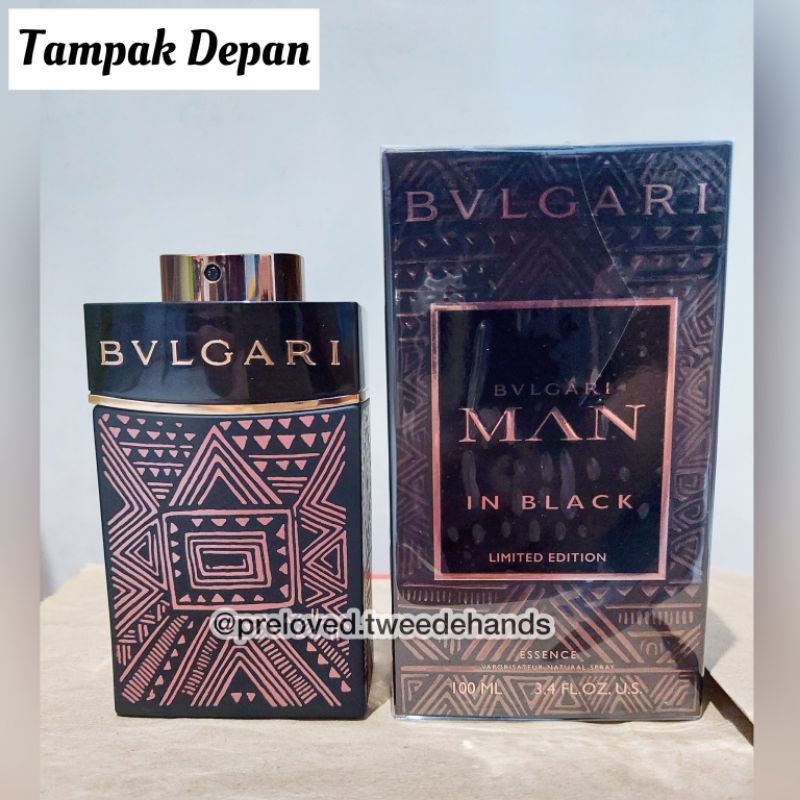 [SECOND / PRELOVED] Bvlgari Man In Black Essence Limited Edition 100ml
