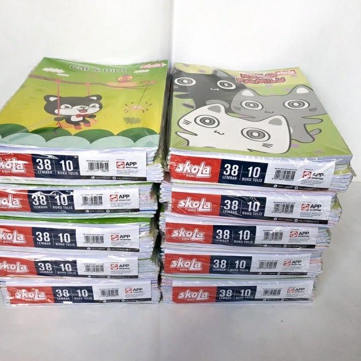

Update Buku sidu 38 lembar per pak.1 pak isi 10 buku. !!