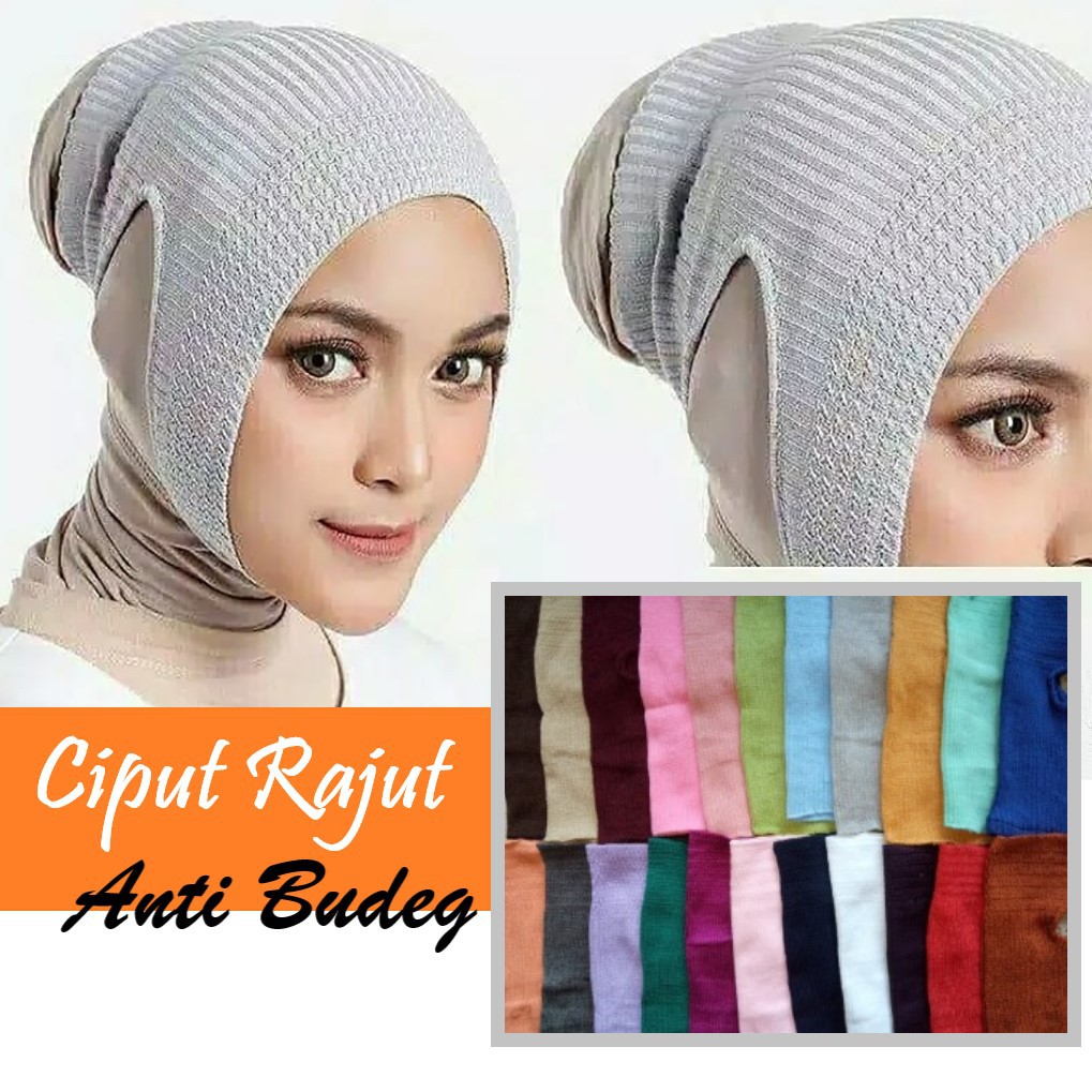 TERLARIS COD..CIPUT Rajut SELYN | CIPUT ANTI PUSING | DALAMAN ANTI BUDEG | CIPUT JILBAB ANTEM