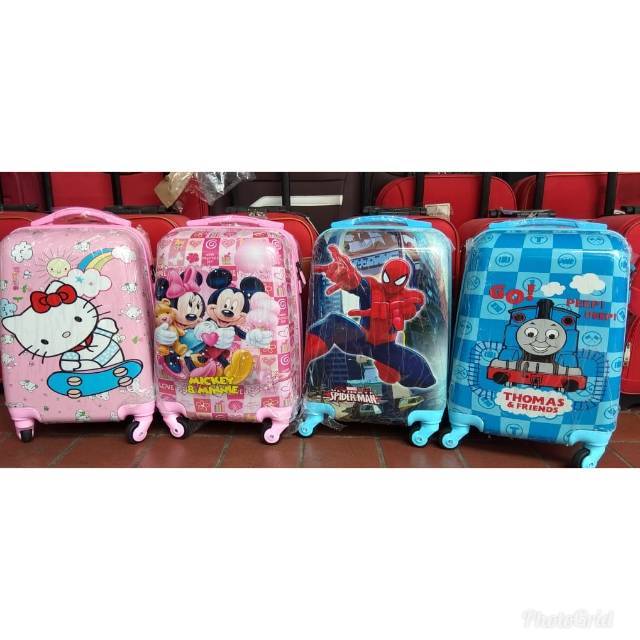koper anak 16inch / koper mickey / koper minnie / koper troli anak