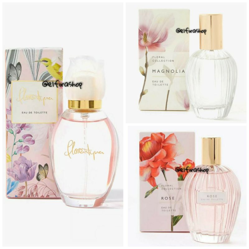 ORI Marks & Spencer Mark and Spencer Florentyna, Rose, Magnolia Eau De Toilette EDT / Parfum/ Minyak