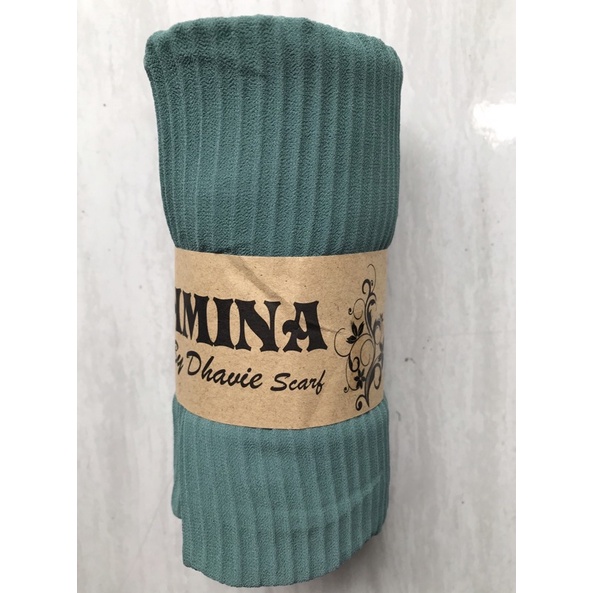 Hijab Pasmina plisket premium / Pasmina Plisket lidi / Pasmina pleated shawl / Pashmina plisket Tanpa Garis Tengah-20 hijau wardah full