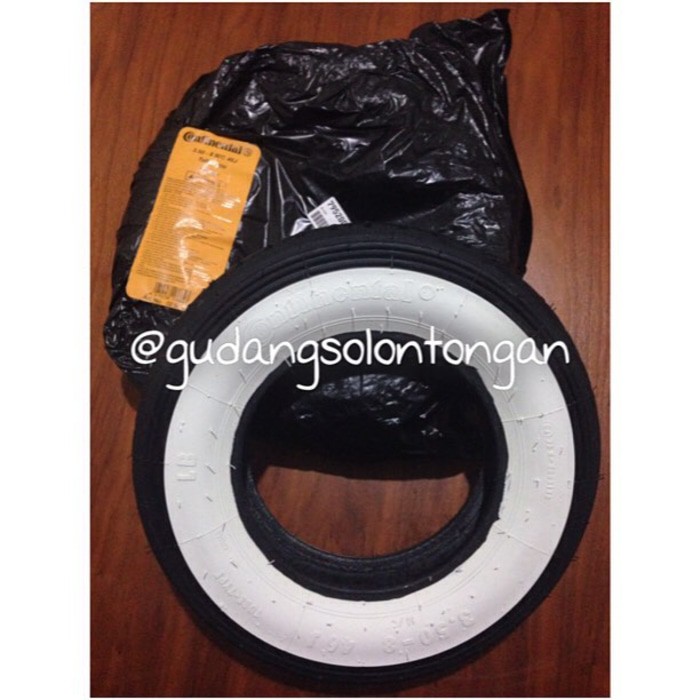 Ban Continental Whitewall 3.50 R10 Vespa