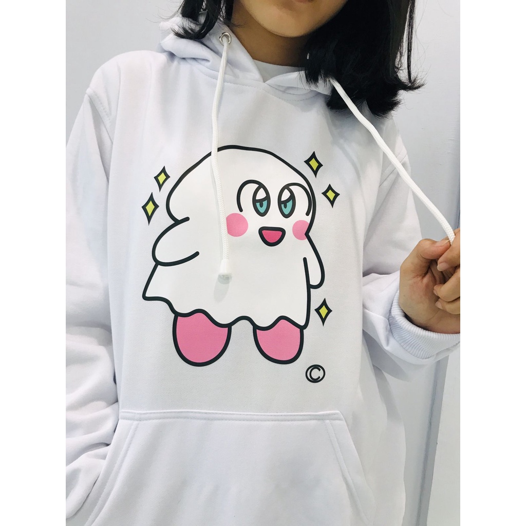 Hoodie Ghostie Kawaii Cotton Fleece Premium