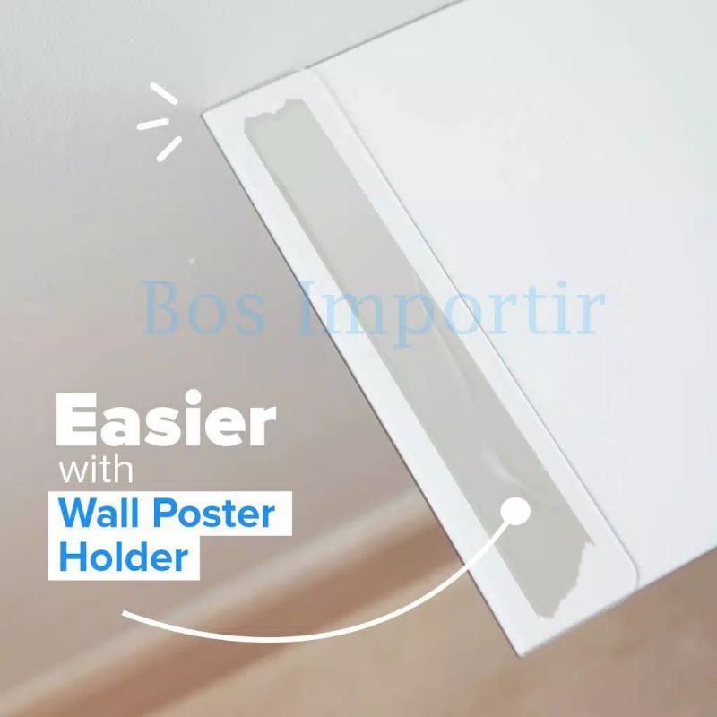 Tempat Brosur Akrilik, Dinding