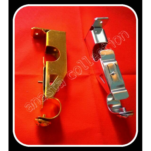 Kaki Bracket double rel rollet gorden