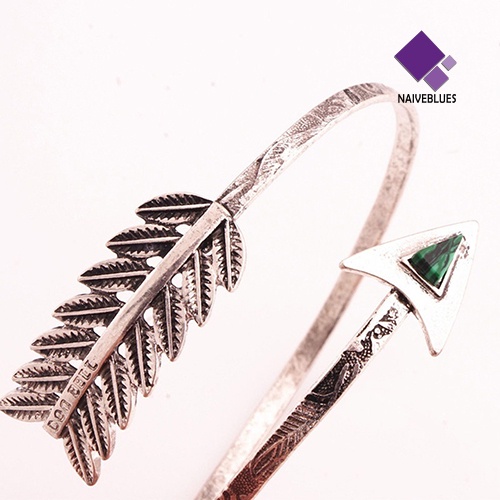 Gelang Bangle Spiral Bentuk Panah Tribal Untuk Wanita