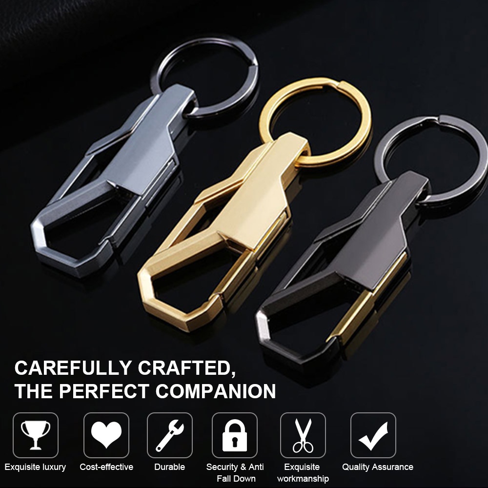 1Piece keychain keyring carabiner gantungan kunci motor dan mobil stainles Gantungan Kunci Logam Remote Mobil Motor Logam Paduan Kreatif