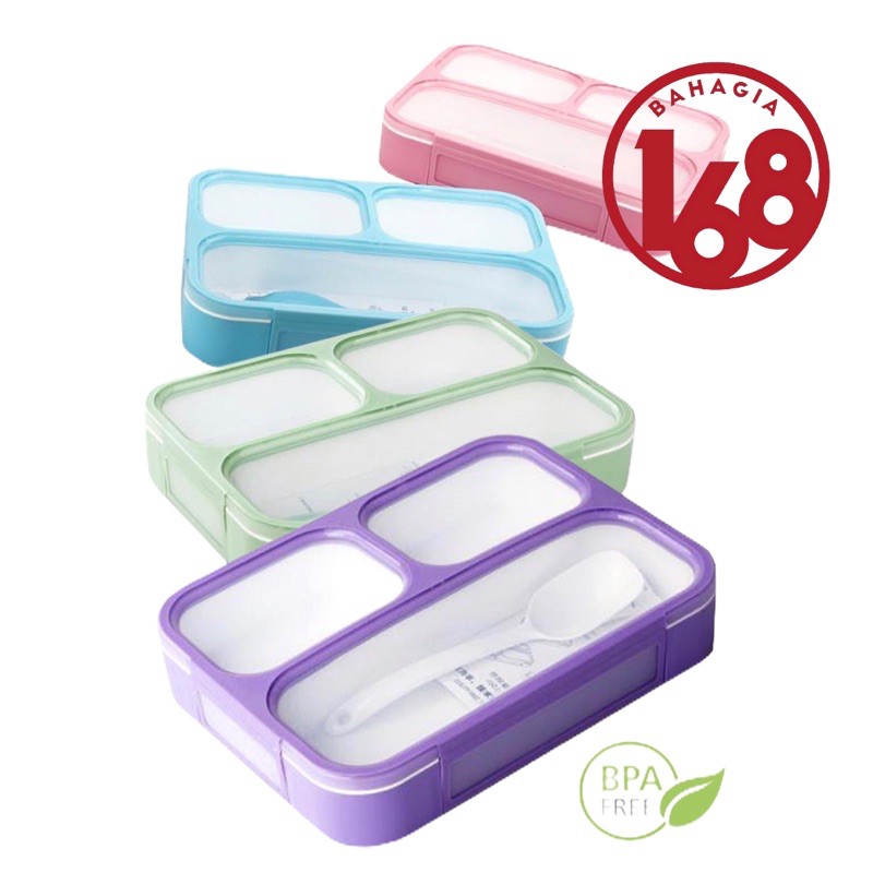 Kotak Makan Yooyee 3 sekat lunch box