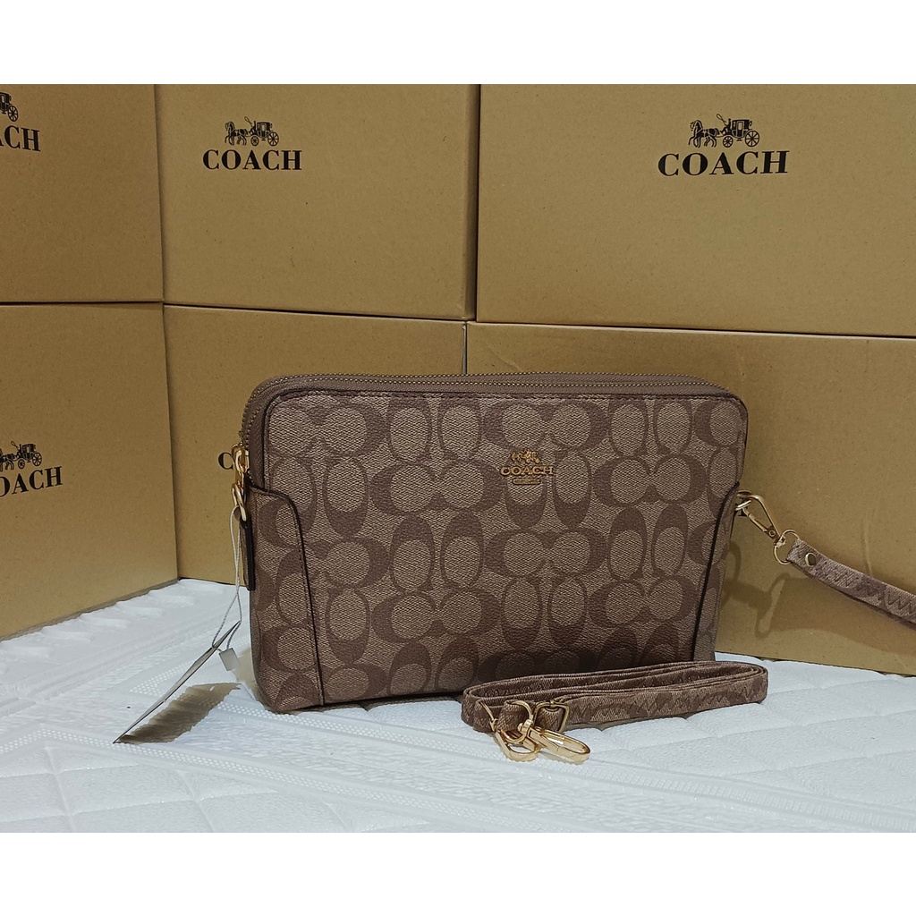 CLUTCH WANITA COACH FREE BOX