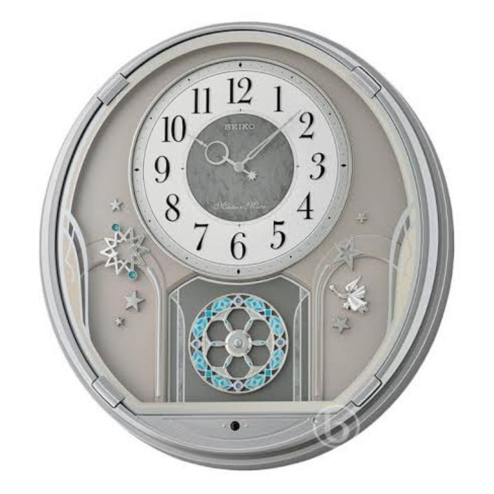 Jam Dinding Seiko QXM375S - Melodies in Motion
