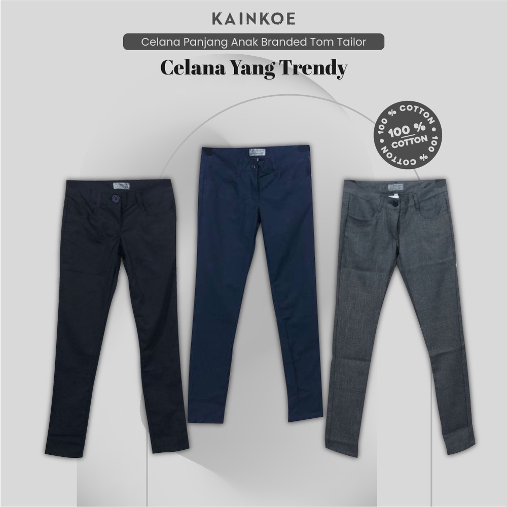 Celana Chino Panjang Branded Tom Tailor Anak Laki Laki Murah Berkualitas Premium By Kainkoe