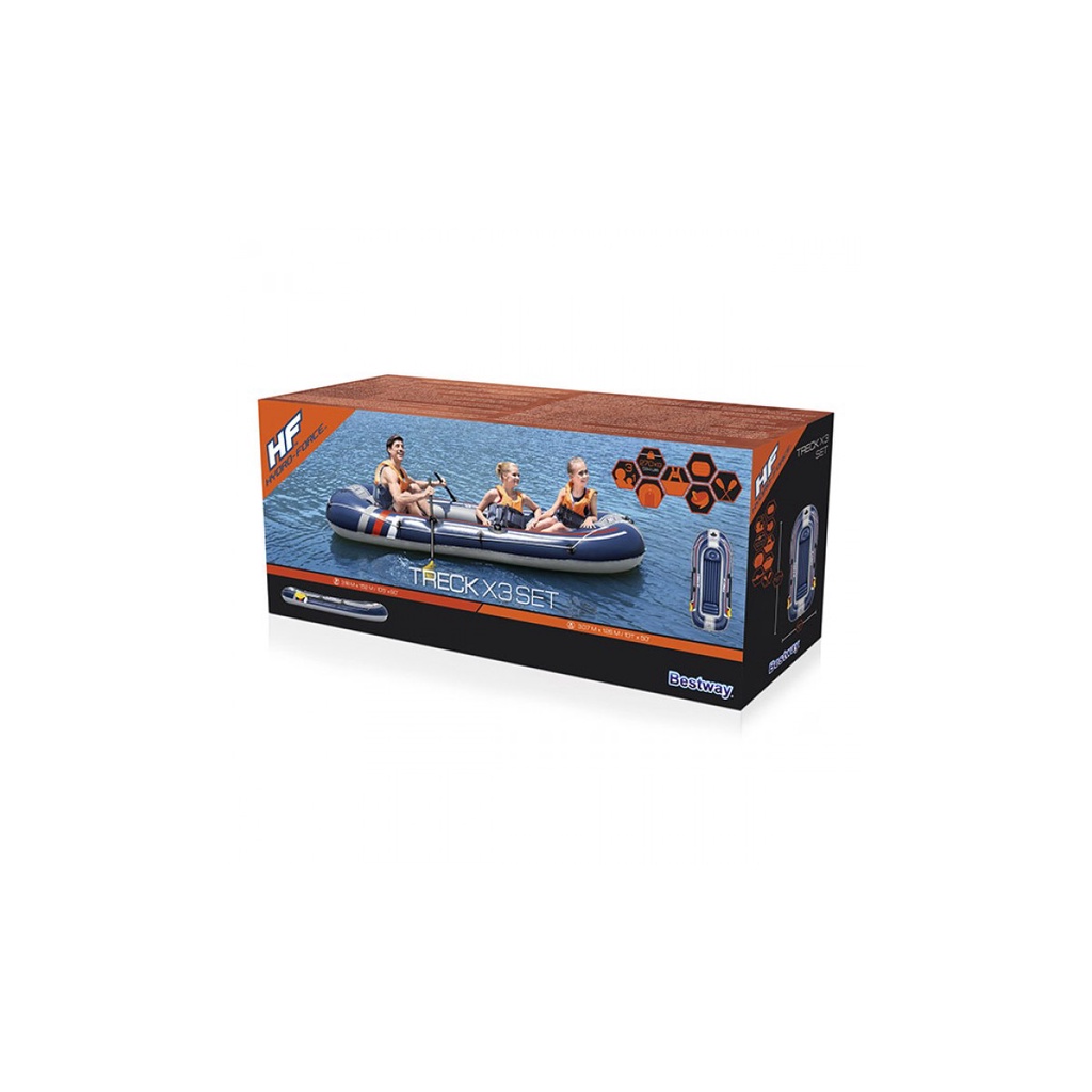 BESTWAY 61110 PERAHU HYDRO-FORCE TRECK X3 SET