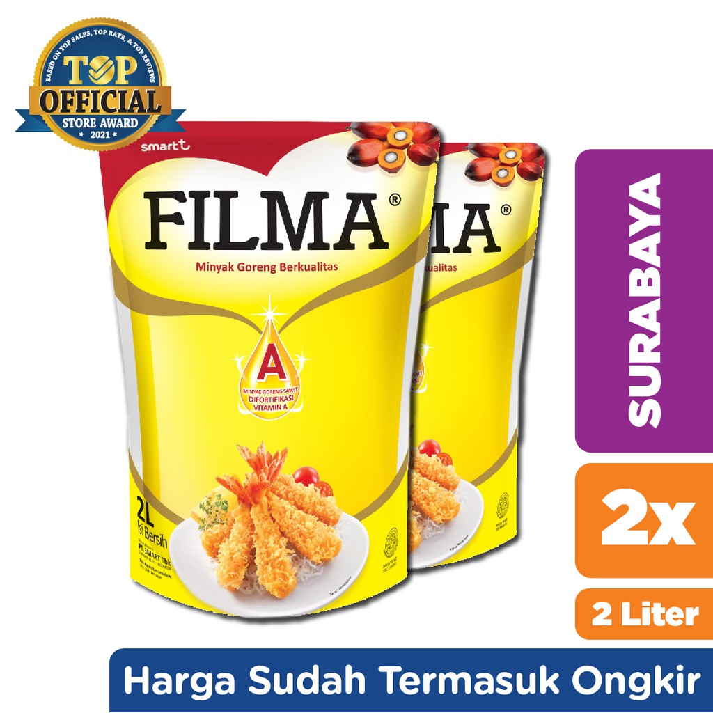 

Filma Minyak Goreng 2L @2Pcs (Harga + Ongkir) - SBY