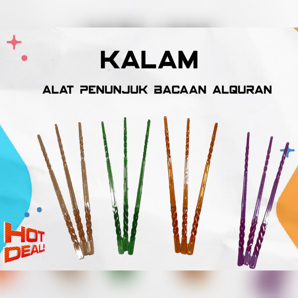 

Alat Penunjuk Ngaji Kalam Tulisan Arab Alquran Muslim Murah Agama Islam Anak Edukasi