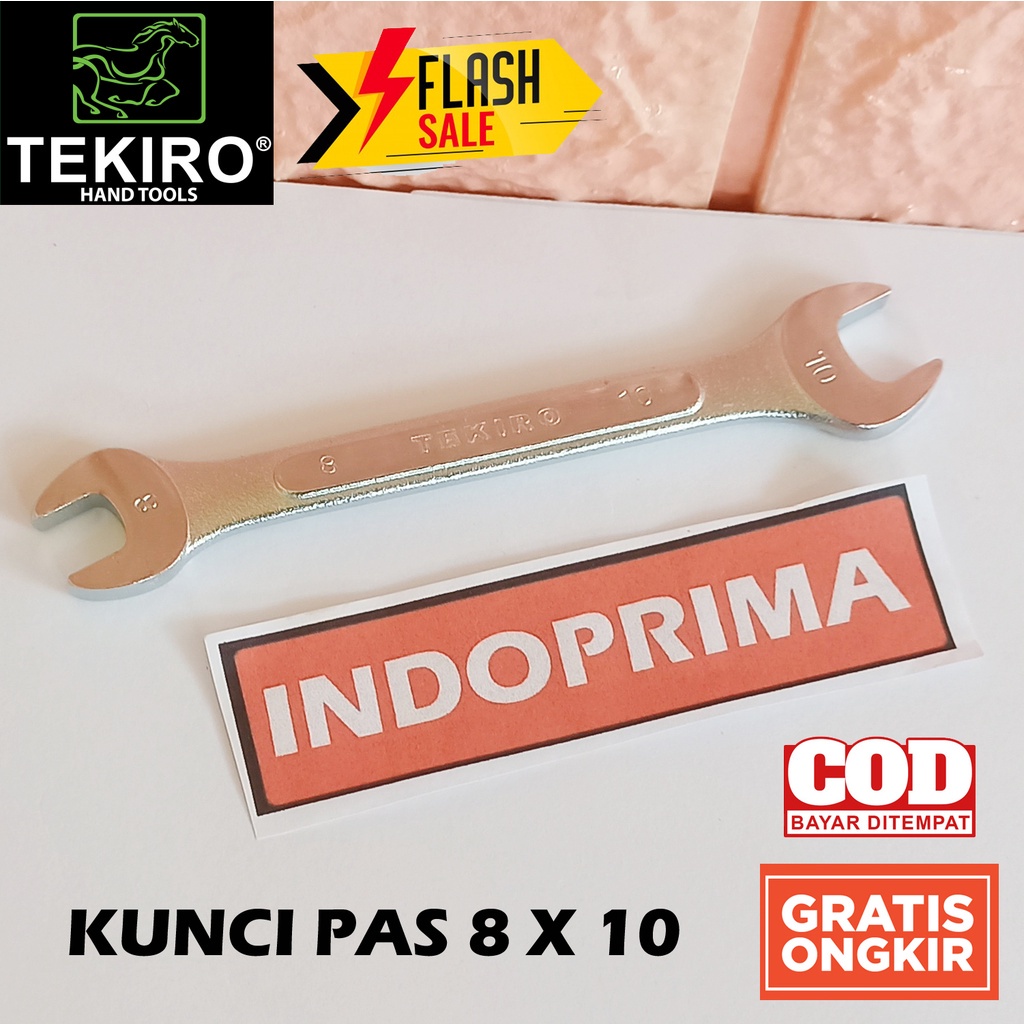 TEKIRO kunci pas 8 x 10 mm