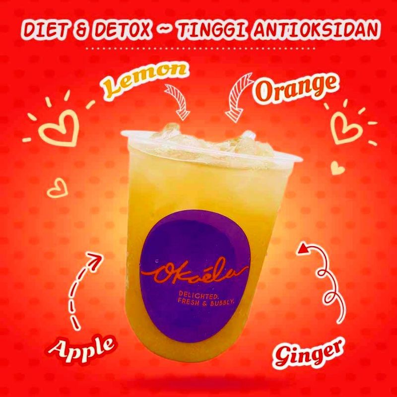 

DIET & DETOX OKAELA SIGNATURE KHUSUS GOJEK / GRAB INSTANT AREA JAKARTA