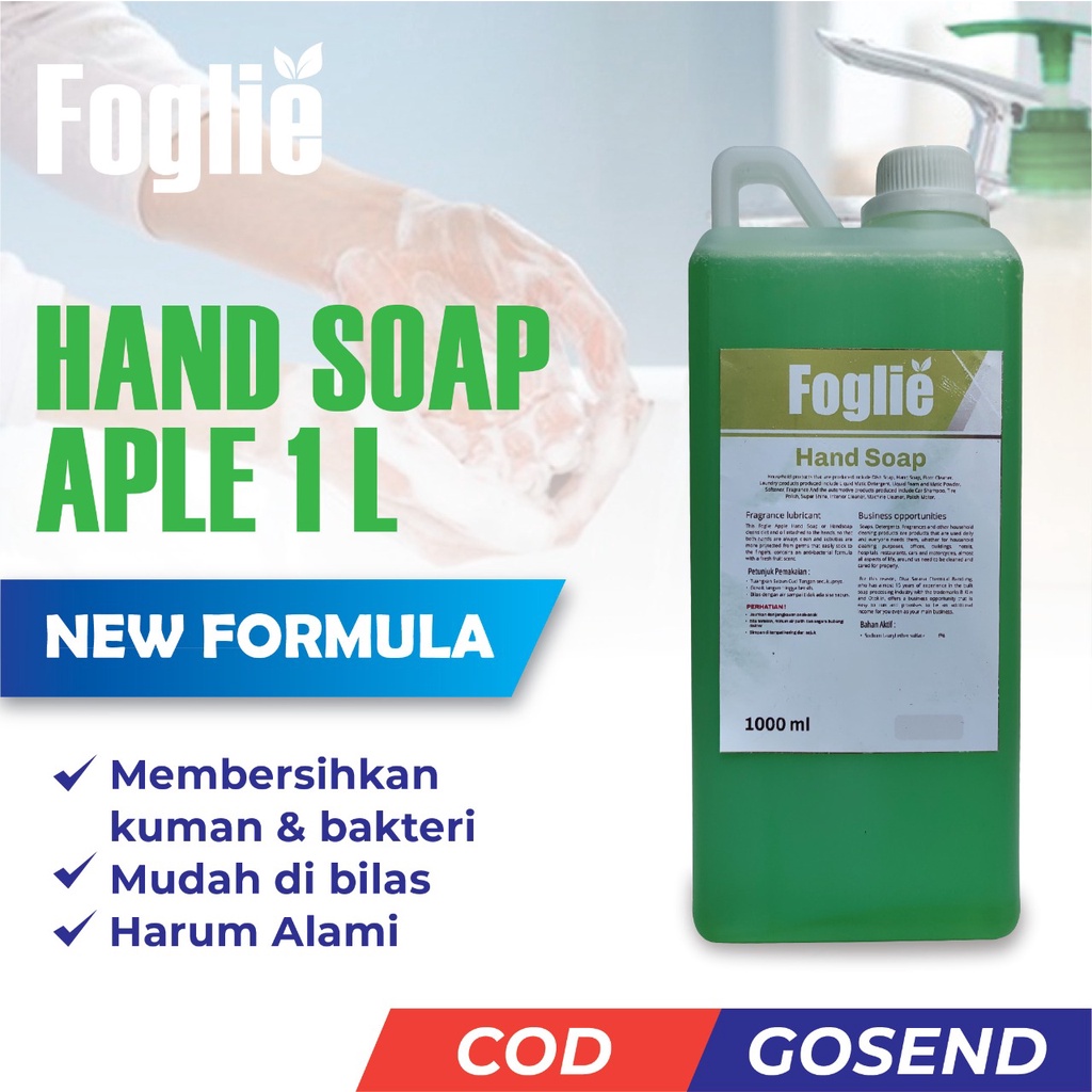 handsoap/sabun cuci tangan Foglie 1 liter