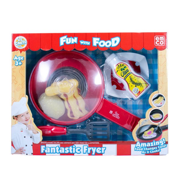 Jual Mainan Masak Masakan Emco Lil Chefz Fun With Food Fryer Shopee