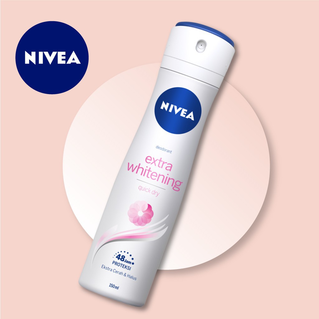 NIVEA Deodorant Extra Brightening Spray - 150 ml