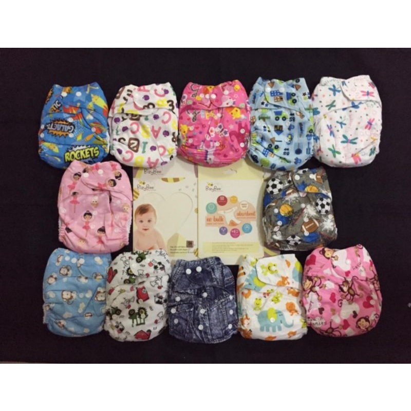 Cloth Diaper Popok Kain Bizy Bee Dengan 2 insert