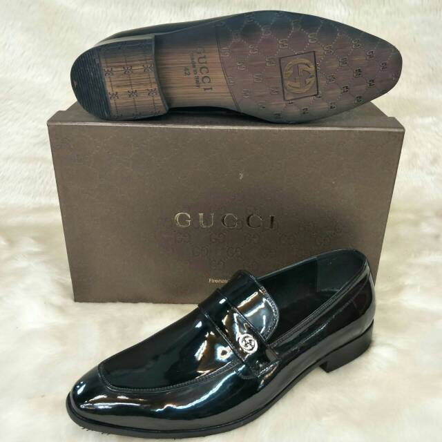 Sepatu kulit pria mirror