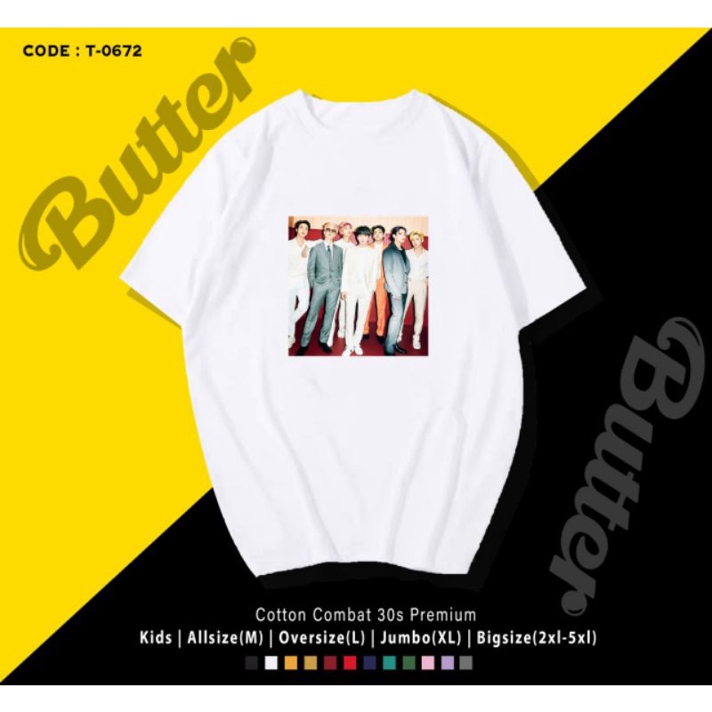 T-SHIRT/TUMBLR TEE KAOS PERSONAL BTS&amp;GRUP BTS OVERSIZE PREMIUM